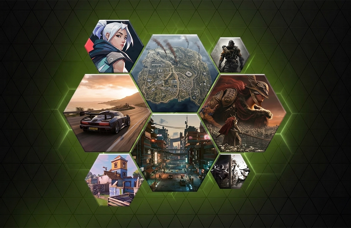 NVIDIA GeForce Now haftalık bulut oyun kütüphanesi güncellenen oyunlar listesi görseli.