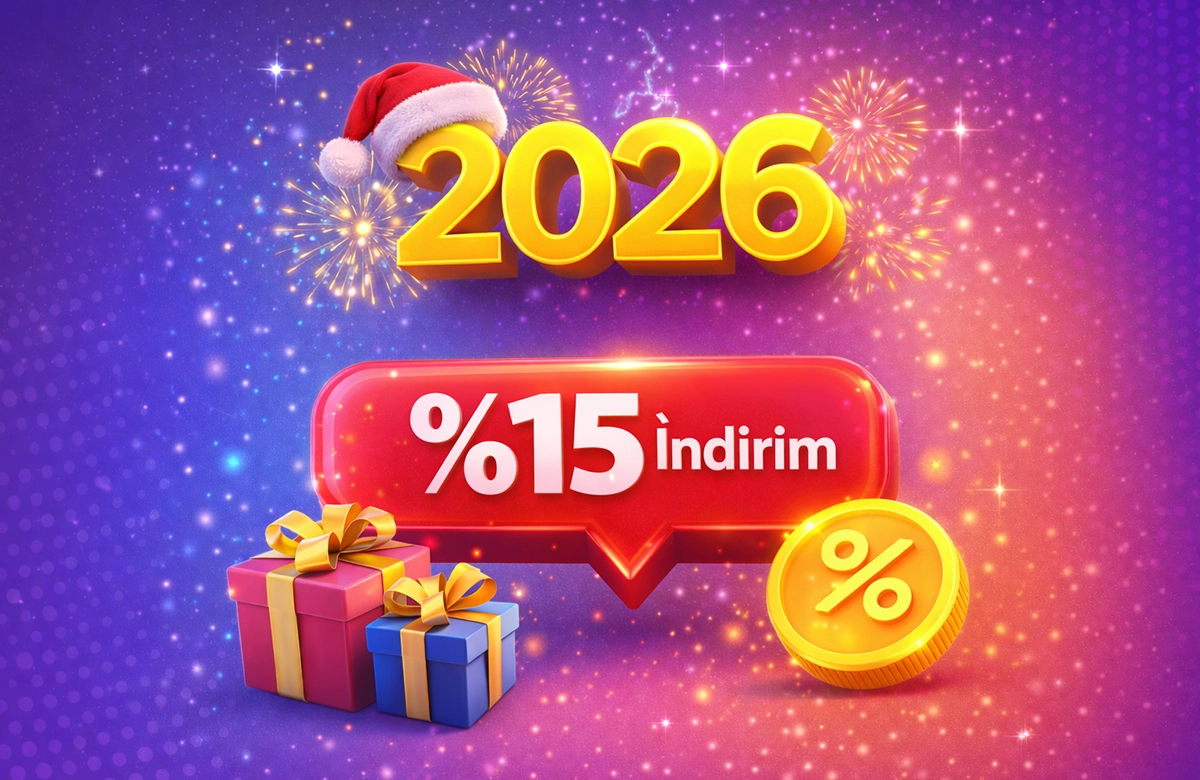 Yeni Yıla Özel Tüm Ürünlerde %15 İndirim!